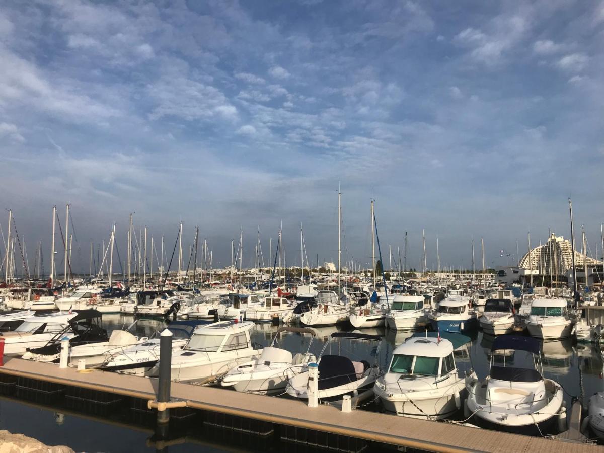 Studio 2-3 Pers Parking Clim Vue Port Et Mer La Grande Motte Exterior photo