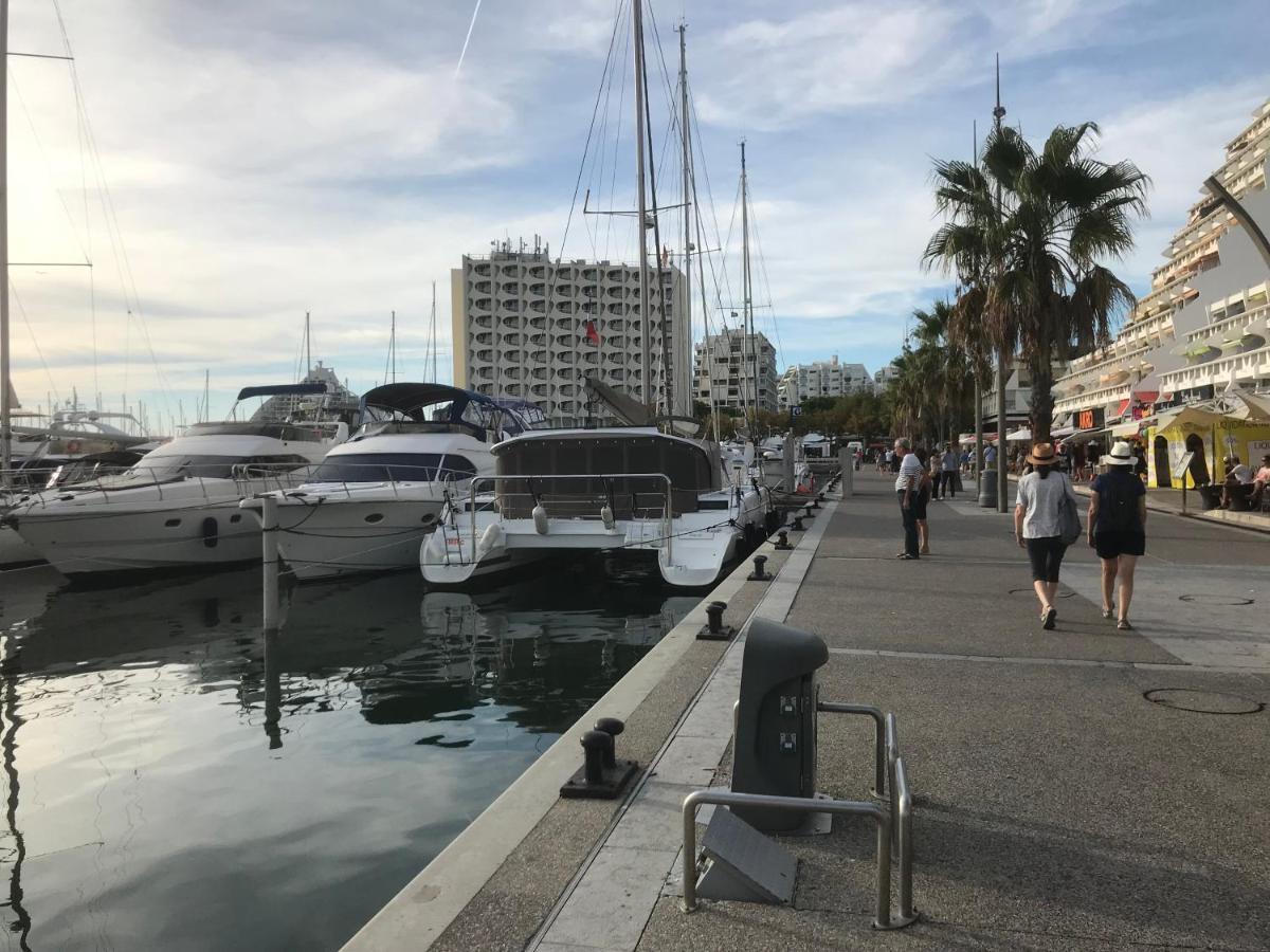 Studio 2-3 Pers Parking Clim Vue Port Et Mer La Grande Motte Exterior photo