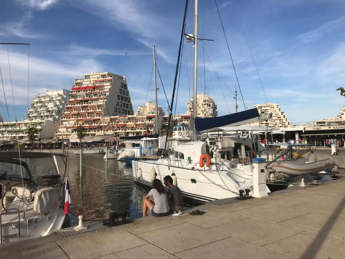 Studio 2-3 Pers Parking Clim Vue Port Et Mer La Grande Motte Exterior photo