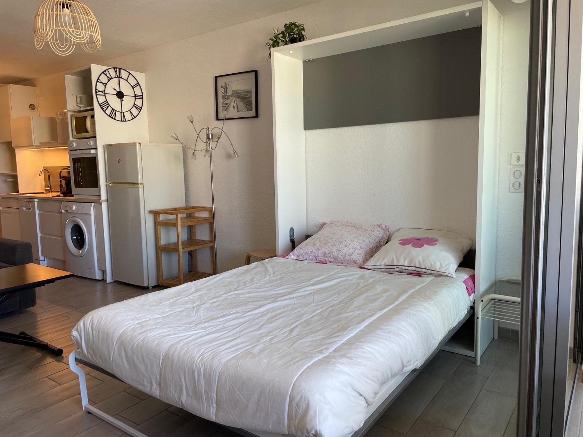 Studio 2-3 Pers Parking Clim Vue Port Et Mer La Grande Motte Exterior photo