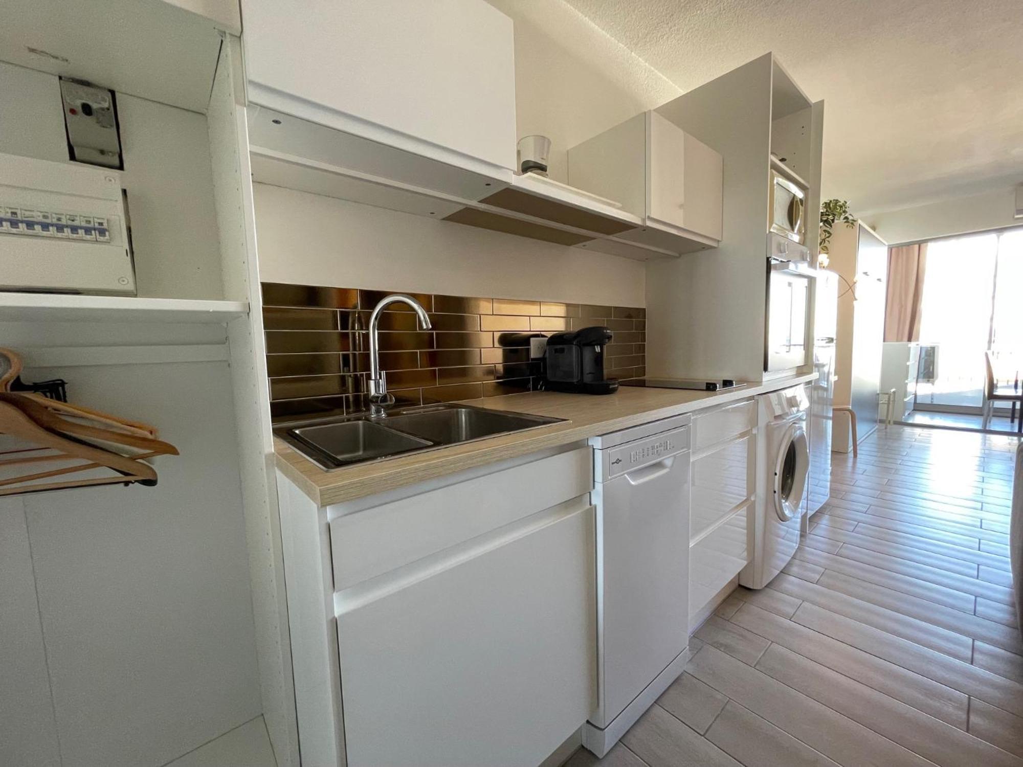 Studio 2-3 Pers Parking Clim Vue Port Et Mer La Grande Motte Exterior photo